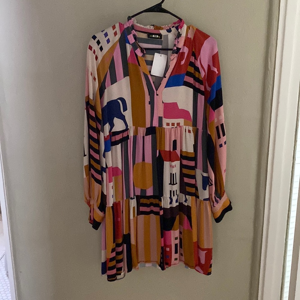 Stone Goya dress size small